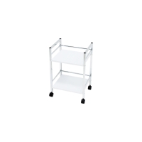 2 Tier Mobile Mini Wooden Shelf
