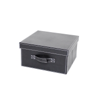 Small Rectangular Leatherette Storage Box