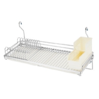 Stainless Steel Wall Hooked Dish Rack