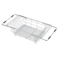 Stainless Steel Adjustable Basin Dish Rack