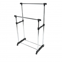 Extendable Double Garment Rack