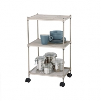 3 Tier Mesh Rack with Wheels